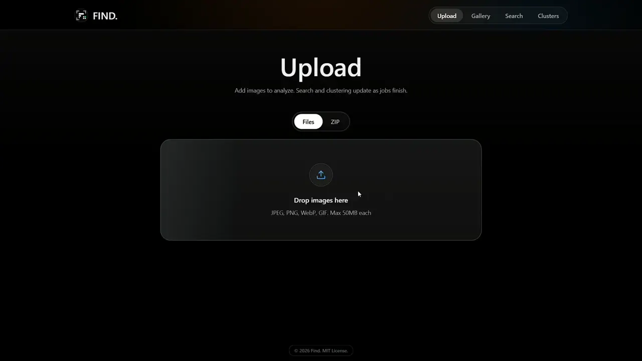 Uploading images and ZIP archives